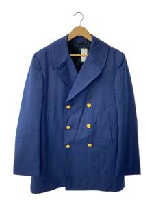 US.NAVY◆OVERCOAT/コート/40/ポリエステル/NVY/8405-01-173-4414/金ボタン