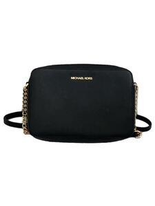 MICHAEL KORS◆ショルダーバッグ/レザー/BLK/無地/35T8GTTC9L