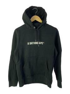 A BATHING APE◆パーカー/S/コットン/BLK/プリント/001PPH801006M