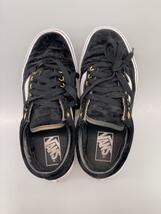 VANS◆ローカットスニーカー/24cm/BLK/583292-0001/old skool/ベロア/厚底_画像3