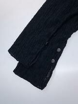 DRESSLAVE◆boucle long＆lean dress/長袖ワンピース/38/ポリエステル/BLK/無地_画像5