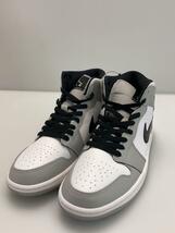 NIKE◆AIR JORDAN 1 MID/26.5cm/GRY_画像2