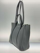 MARC JACOBS◆THE TAG TOTE/トートバッグ/レザー/グレー/M0015656_画像2