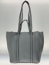 MARC JACOBS◆THE TAG TOTE/トートバッグ/レザー/グレー/M0015656_画像3