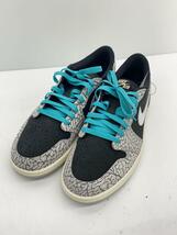 NIKE◆AIR JORDAN 1 LOW OG_エアジョーダン1 レトロ ロー OG/28cm/GRY_画像2