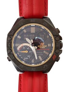 CASIO◆クォーツ腕時計_EDIFICE/ECB-10HR-1AJR/EDIFICE/Honda Racing/リミテッド