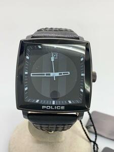 POLICE◆クォーツ腕時計/アナログ/12077J