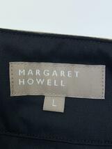 MARGARET HOWELL◆コットンリネンギャバジンパンツ/ボトム/L/コットン/KHK/579-2140006_画像4