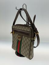 GUCCI◆ショルダーバッグ/PVC/ブラウン/547926 520981/GGスプリーム/グッチ_画像2