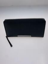 Martin Margiela◆ZIP AROUND WALLET/長財布/牛革/BLK_画像2