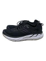 HOKA ONE ONE◆クリフトン6/ローカットスニーカー/27cm/ブラック/1102872 BWHT/ホカオネオネ_画像1