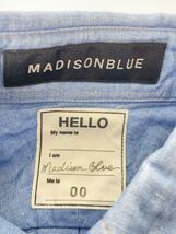 MADISONBLUE◆リネン混マディソン半袖シャツ/サイズ：0/コットン/ブルー/MB181-5013/マディソンブルー_画像3