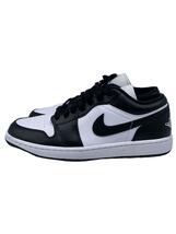 NIKE◆エアジョーダン1 ロー ホワイト×ブラック/27.5cm/DC0774-101/ローカットスニーカー/ナイキ_画像1