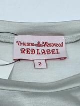 Vivienne Westwood RED LABEL◆半袖カットソー/2/-/GRY/70101M_画像3
