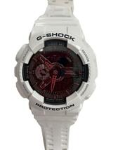 CASIO◆クォーツ腕時計・G-SHOCK/デジアナ/WHT/WHT_画像1