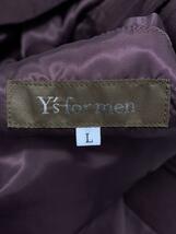 Y’s for men◆ジャケット/L/シルク/BRD/無地/80s_画像3