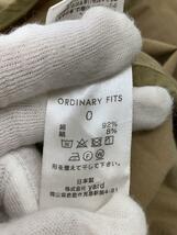 Ordinary Fits◆ステンカラーコート/0/コットン/CML_画像4