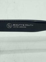 BEAUTY&YOUTH UNITED ARROWS◆×KANEKO OPTICAL/celluloid/メガネ/BLK/CLR/メンズキズ・ヨゴレ有/_画像4