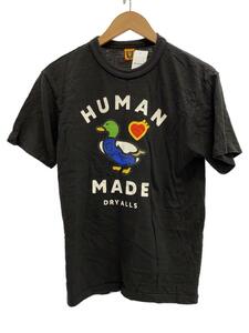 HUMAN MADE◆Tシャツ/S/コットン/BLK