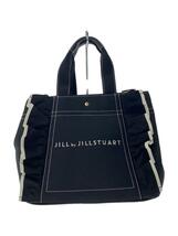 JILL by JILLSTUART◆フリルトート大/ショルダー付/トートバッグ/キャンバス/BLK/125-4183208_画像1