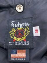 Schott◆228US/LAMB RIDERS JACKET/ダブルライダースジャケット/38/7827150001_画像3