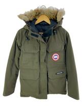 CANADA GOOSE◆ダウンジャケット/S/ポリエステル/KHK/無地/99c5019_画像1