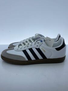 adidas◆ローカットスニーカー/23.5cm/WHT