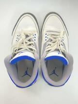 NIKE◆AIR JORDAN 3 RETRO_エアジョーダン 3 レトロ/27.5cm/WHT_画像3