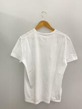 Alexander McQueen◆Tシャツ/M/コットン/WHT/スカルプリント_画像2