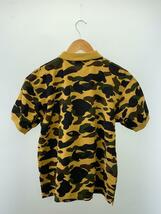 A BATHING APE◆ポロシャツ/L/コットン/YLW/カモフラ/001P0G301001X_画像2