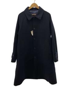 BEAMS* turn-down collar coat /L/ polyester /NVY/11-19-0069-887