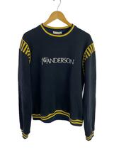 JW ANDERSON(J.W.ANDERSON)◆スウェット/L/コットン/NVY/JE00518F 714/888/リブライン_画像1