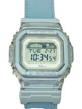 CASIO◆Ron Herman別注/クォーツ腕時計/デジタル/キャンバス/CLR/グレー/プラスチック_画像1