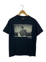 STUSSY◆Tシャツ/M/コットン/NVY/プリント_画像1