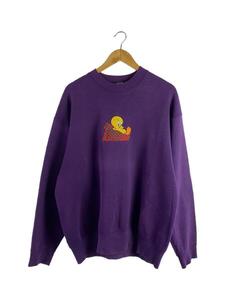 LOONEY TUNES◆スウェット/XL/コットン/PUP/MADE IN USA/TWEETY/トゥイーティ