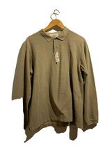 YAECA◆21ss/Long Sleeve Polo Shirt/シャツ/M/コットン/ベージュ/310014_画像1