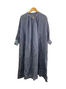 nest Robe◆長袖ワンピース/FREE/リネン/GRY/01222-1198/袖リブ