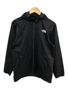 THE NORTH FACE◆ES ANYTIME WIND HOODIE_ES エニータイムウインドフーディ/S/ポリエステル/BLK