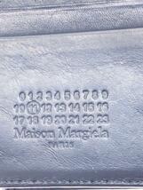 Maison Margiela◆2つ折り財布/レザー/BLK/無地/メンズ/S55UI0288/使用感有_画像3