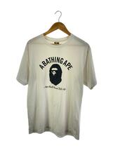 A BATHING APE◆Tシャツ/XL/コットン/WHT/プリント/001GDH201001X_画像1