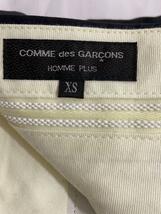 COMME des GARCONS HOMME PLUS◆スラックスパンツ/XS/ウール/BLK/ストライプ/PD-P007_画像4