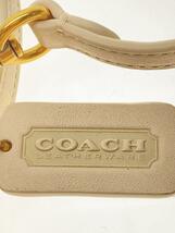 COACH◆ショルダーバッグ/レザー/BEG/C3486_画像5