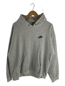 NIKE◆USA製/パーカー/M/コットン/GRY