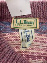 L.L.Bean◆セーター(厚手)/L/ウール/PNK/総柄_画像3