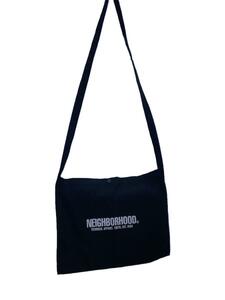 NEIGHBORHOOD◆ショルダーバッグ/コットン/BLK/231LBNH-CG01S