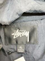 STUSSY◆フリースジャケット/XL/コットン/GRY/総柄/118452/バンダナ/ボア_画像3