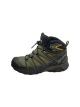 salomon◆ハイカットスニーカー/25.5cm/KHK/145464_画像1