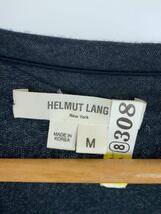 Helmut Lang◆ノースリーブワンピース/M/コットン/ブラック/無地_画像3