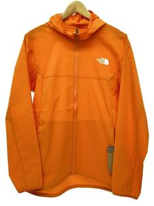 THE NORTH FACE◆ES ANYTIME WIND HOODIE_ES エニータイムウインドフーディ/L/ポリエステル/ORN