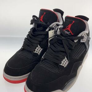 NIKE◆ナイキ/AIR JORDAN 4 RETRO/エアジョーダンレトロ/ブラック/308497-060/30cmの画像2